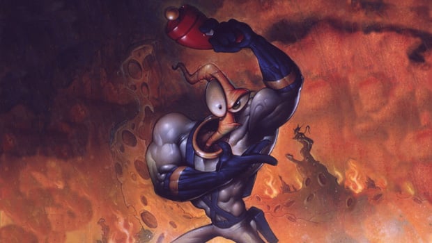 Earthworm Jim never rawked this hard