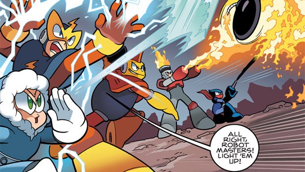 The Light Numbers take center stage in Mega Man issue #12