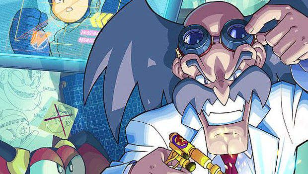New Mega Man comic compilation book and #16 cover art