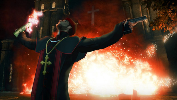 THQ's fourth-quarter results got a boost from Saints Row