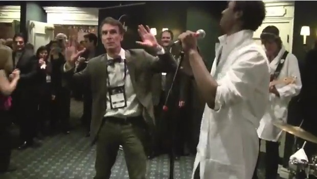The Daily Hotness: Bill Nye dancing to his own theme song