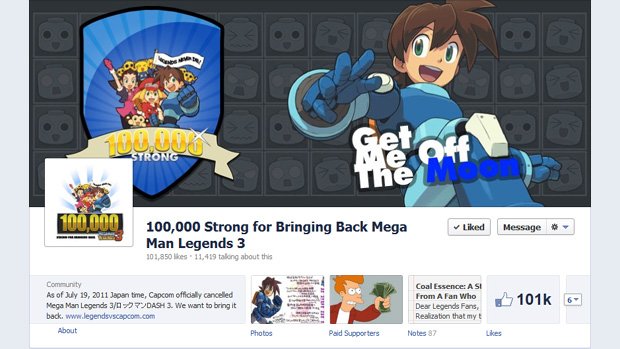 100,000 Strong for Mega Man Legends actually hits 100,000