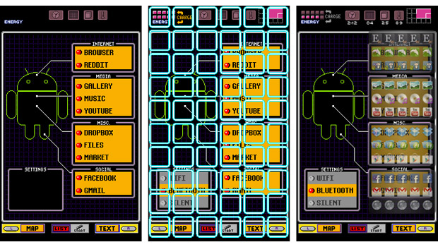 Custom Super Metroid UI for Android phones is the shiznit