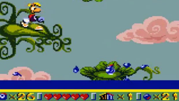 Rayman rated for the 3DS Virtual Console