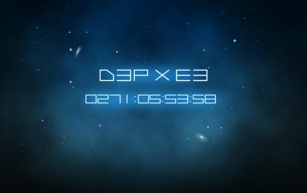 D3 countdown site for E3 gives me a headache