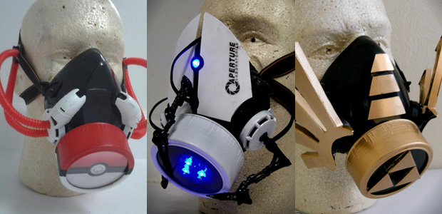 Videogame-inspired gas masks? Now I've seen everything!