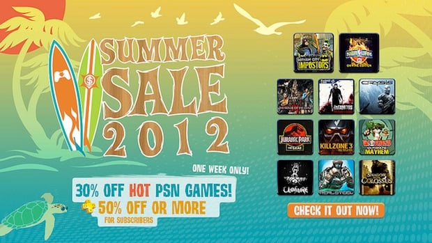The PSN Summer Sale starts July 3rd (Update)