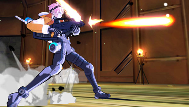 Jetpacks and enemy juggling in E.X. Troopers gameplay vid