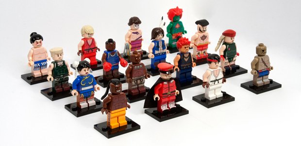 LEGO Street Fighter II minifigs are downright fierce!
