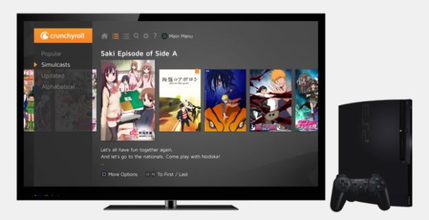 Crunchyroll app now available on the PlayStation 3
