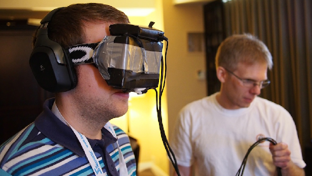 QuakeCon Preview: Falling through the TV with Oculus Rift