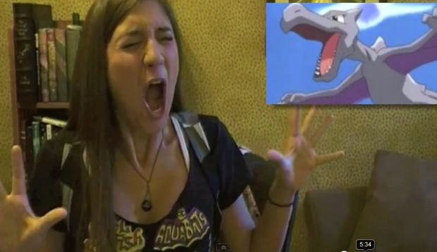 One girl impersonates the first 151 Pokemon