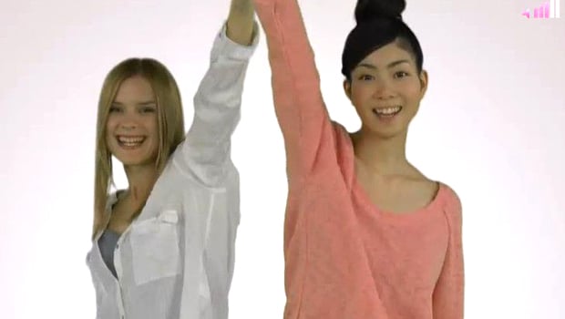 I think Gyoretsu Nageloop has FMV lesbian grenade ninja