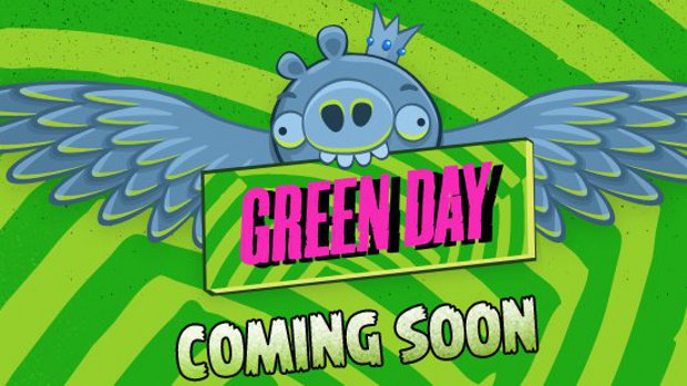Green Day is jumping on the Angry Birds bandwagon