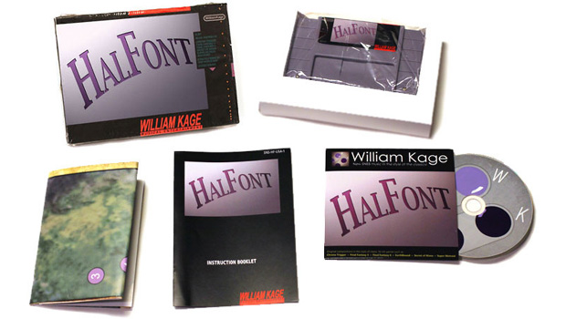 Halfont, original SNES jams that come in a cool box set