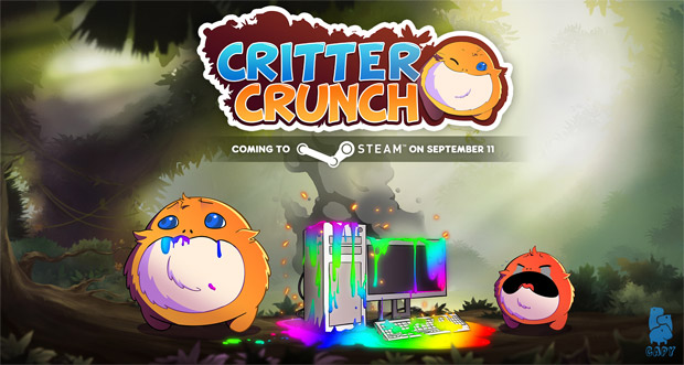 Critter Crunch is barfing its way to Steam for PC and Mac