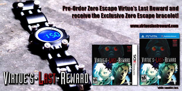 Pre-order Virtue's Last Reward, get a sweet death watch