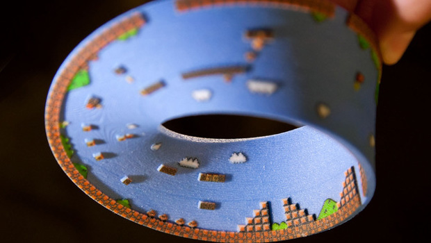 Logic-defying arts and crafts: Super Mario Mobius Strip
