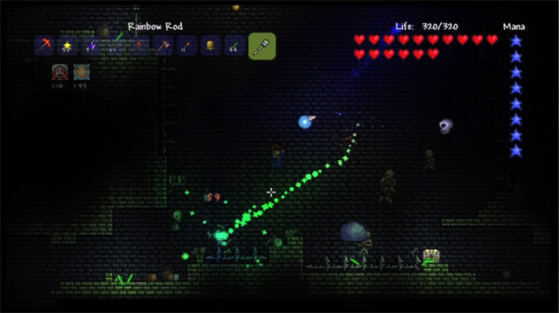 Terraria for consoles looks just as huge in this trailer