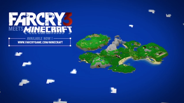 Fry Cry 3 map pack is now available for Minecraft