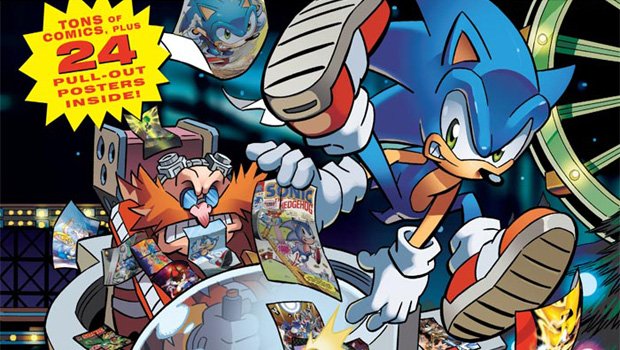 New Sonic comic collection explains why he has green eyes
