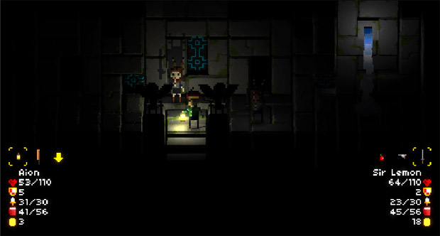 Legend of Dungeon shows the importance of good lighting