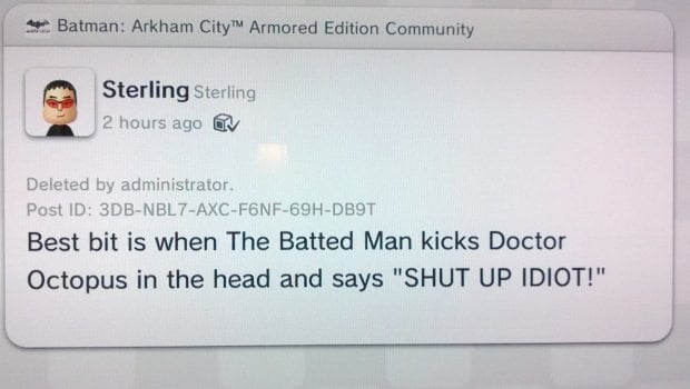 How moderated is Miiverse? It's a police state! (Update)