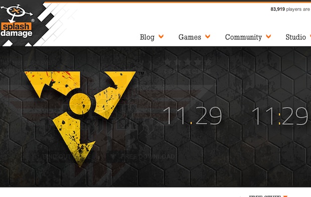 Counter on Splash Damage webpage teases reveal
