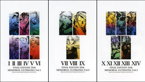 Final Fantasy 25th Memorial Ultimania books released