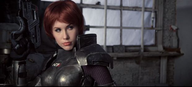 Watch this amazing FemShep cosplay come to life