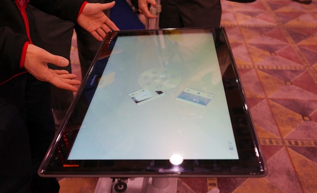 CES: Touchscreen gaming on a 27" 'table'
