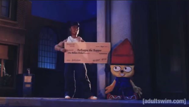 PaRappa joins G-Unit in this Robot Chicken Video