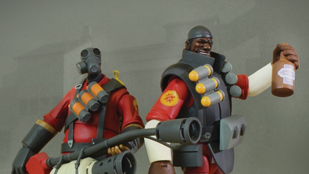 Team Fortress 2 Pyro and Demoman figures released