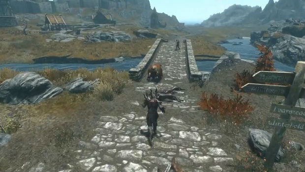 Skyrim fans, kneel before the Dovahbear Companion