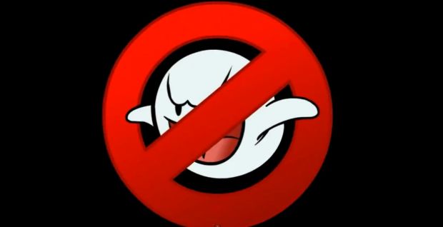 Ghostbusters and Super Mario Bros. cross the streams