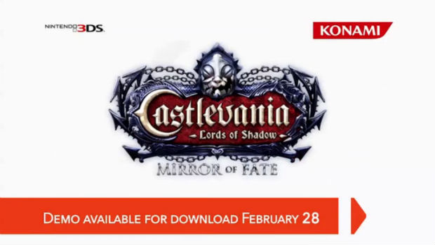 Nintendo Direct: Castlevania: Mirror of Fate demo dated