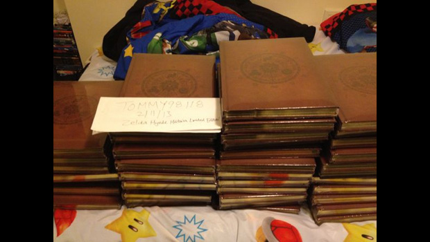 This ass is selling 40+ copies of Hyrule Historia LE