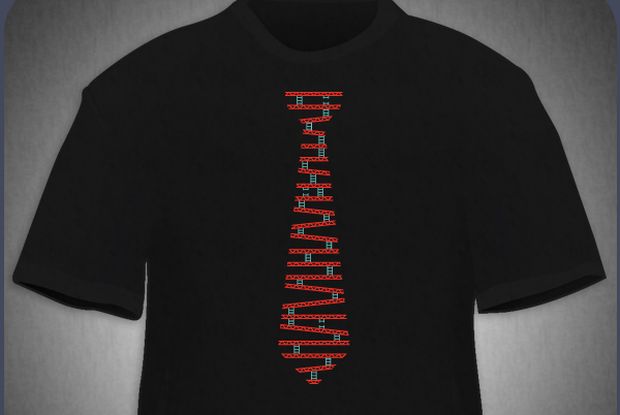 Look classy with the new Donkey Kong tie shirt
