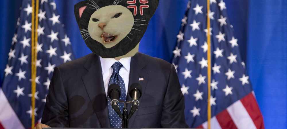 Moments in Presidential history: Cats, mechs, and burgers