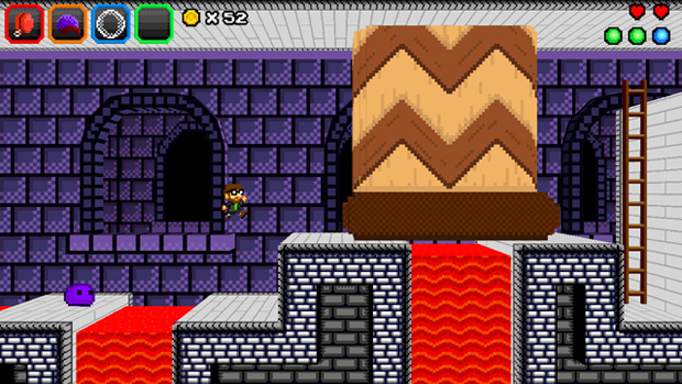 Another Castle is a roguelike-platformer hybrid for Wii U
