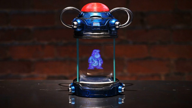 Working replica of Dr. Light's capsule is so boss