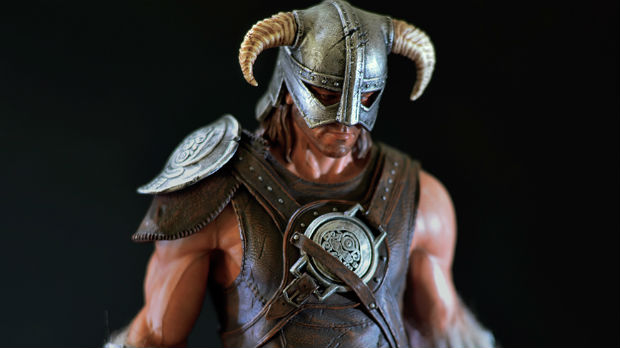 Limited Dragonborn statues are hand-crafted, pricey