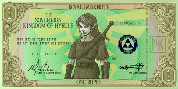 What if Hyrule's banks upgraded to paper currency?