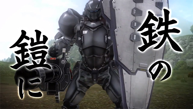The dual-wielding 'Fencer' of Earth Defense Force 2025