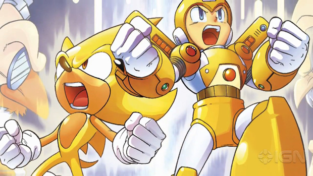 Sonic and Mega Man go super in this animated trailer