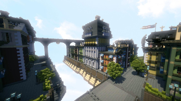 BioShock Infinite's Columbia recreated in Minecraft