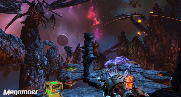 Fresh screenshots of first-person puzzler Magrunner