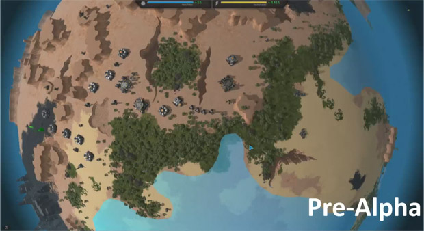 Have some early Planetary Annihilation gameplay footage