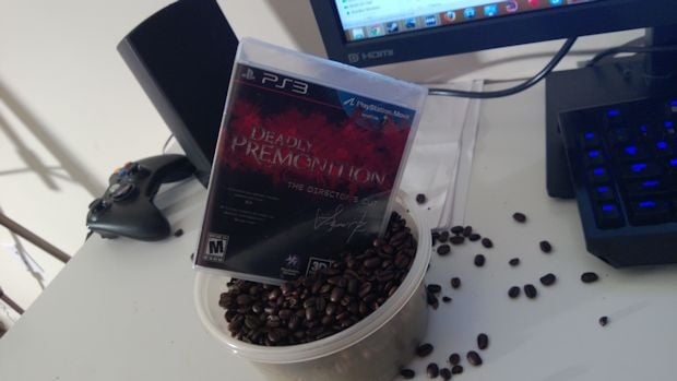 Deadly Premonition: The Director's Cut ... in the coffee