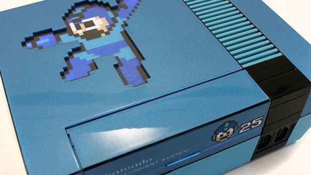 This custom backlit Mega Man NES is awesome